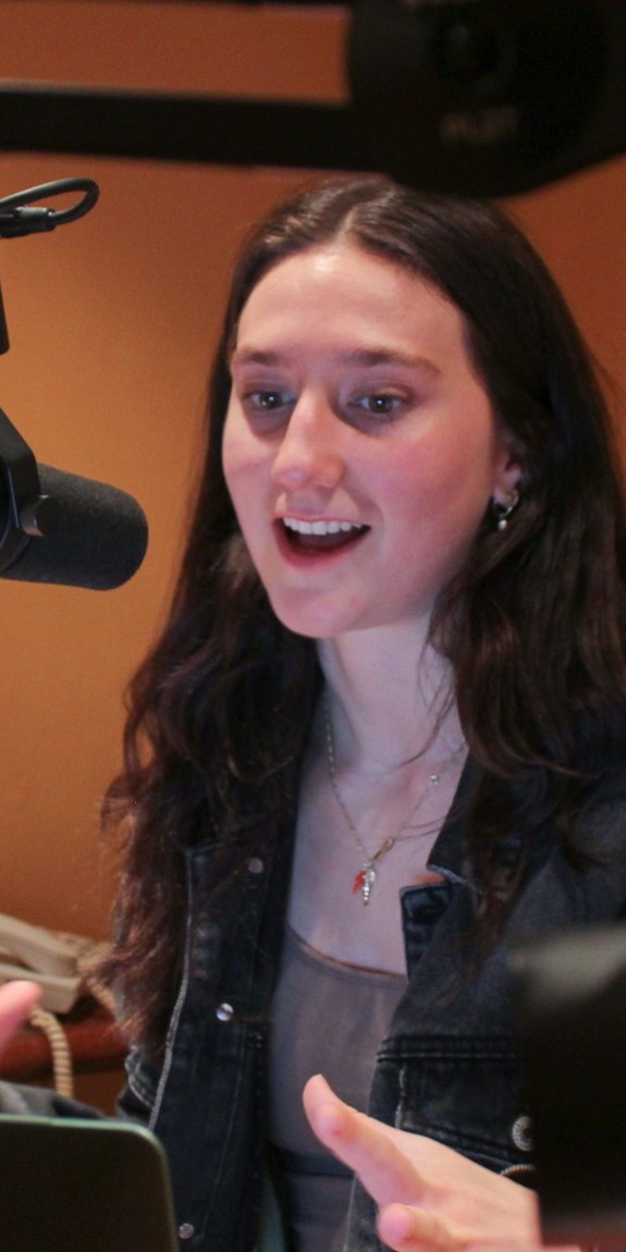 Anna Lionas, host of The Food Fix podcast at Michigan State University, uses Solutions Journalism concepts to report "how to better feed the world."