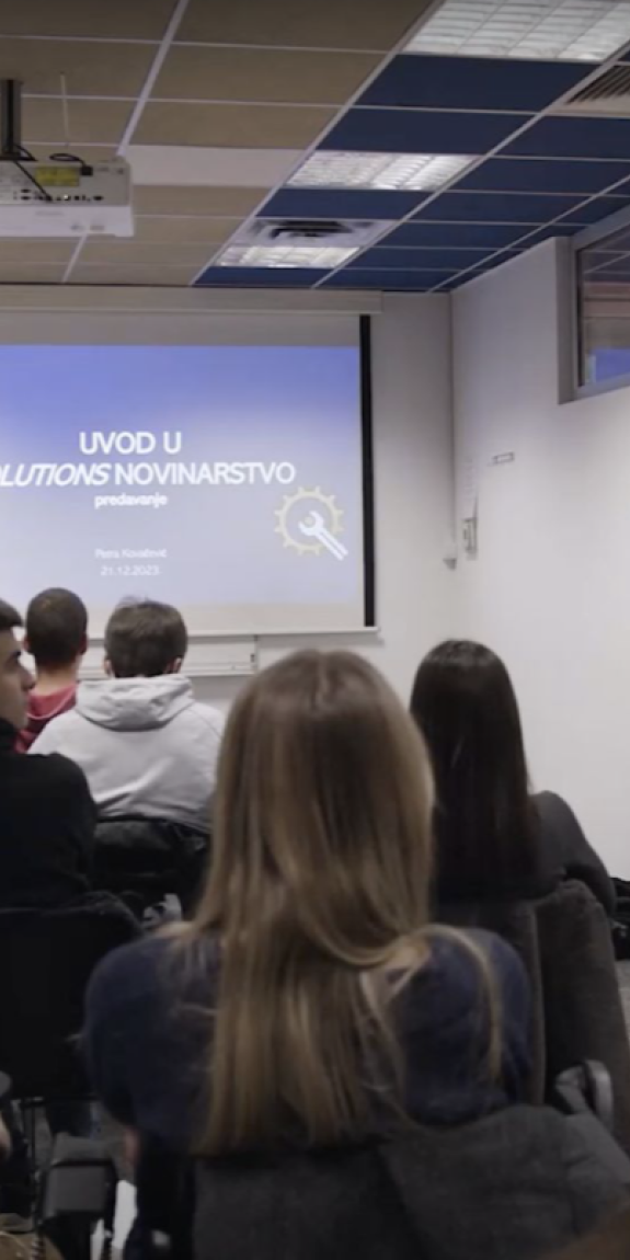 Trainer Petra Kovacevic leads a workshop in person on Dec 2023