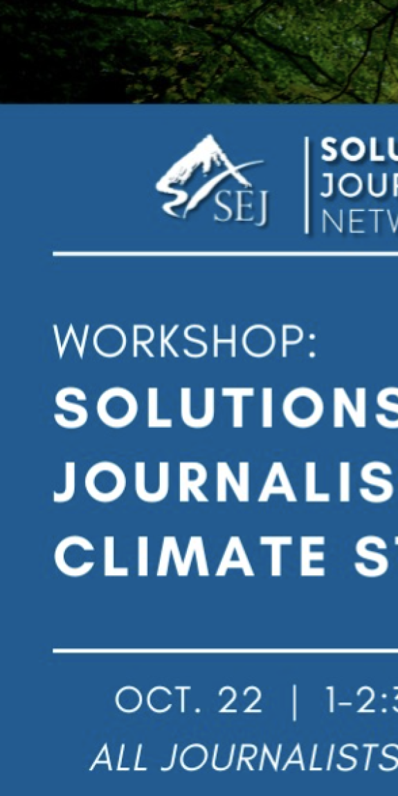 Solutions Journalism for Climate Stories