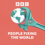 A wrench holds a globe