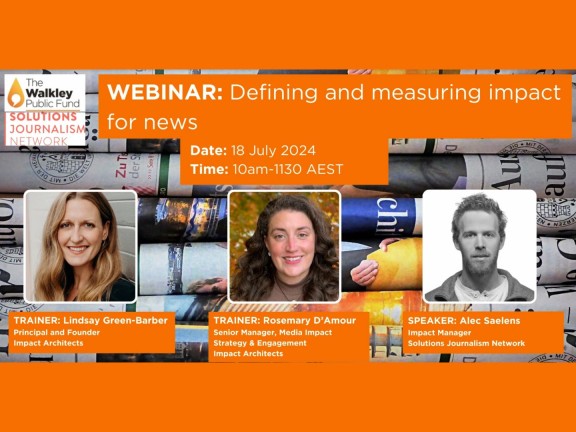 Defining and measuring impact for news