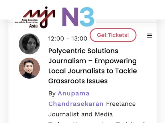 N3Con agenda shows a session on solutions journalism