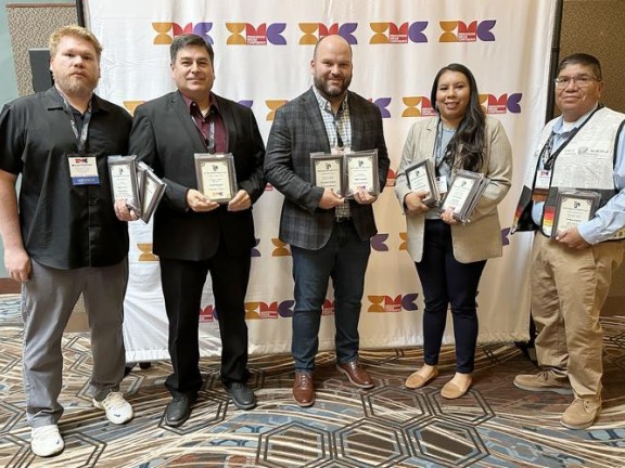 The Cherokee Phoenix wins awards at the IJA conference. Photo by Chad Hunter/Cherokee Phoenix.