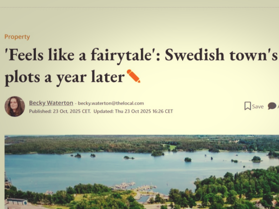 Screenshot of a news article