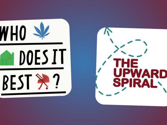 Podcasts "Who Does It Best?" and "The Upward Spiral"