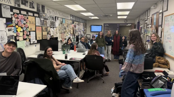 Staff at the Daily Northwestern, part of last year’s Student Media Challenge