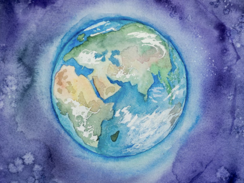 Illustration of the planet