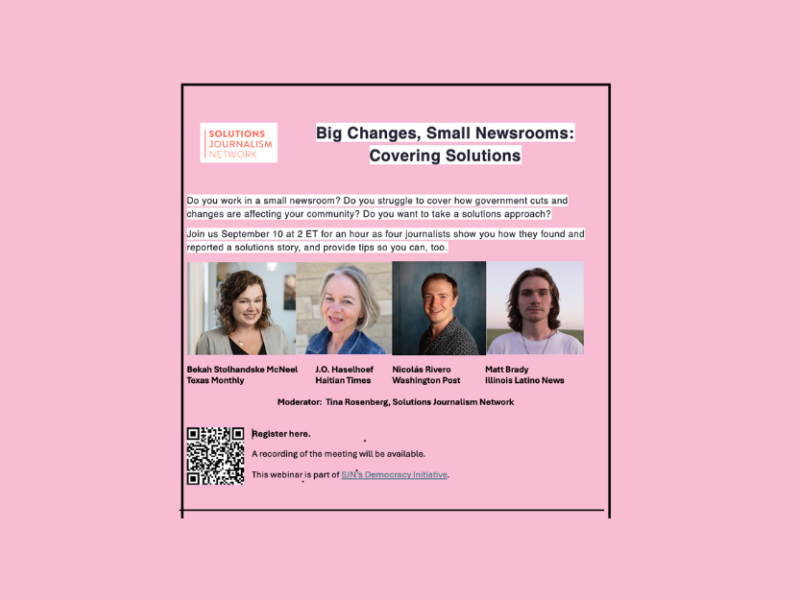 Big Changes, Small Newsrooms