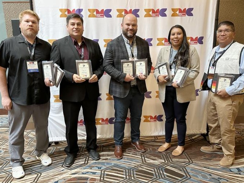 The Cherokee Phoenix wins awards at the IJA conference. Photo by Chad Hunter/Cherokee Phoenix.