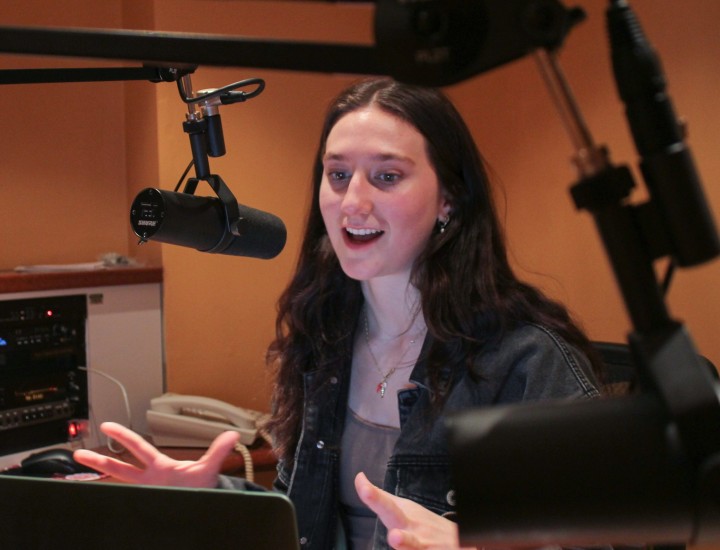 Anna Lionas, host of The Food Fix podcast at Michigan State University, uses Solutions Journalism concepts to report "how to better feed the world."