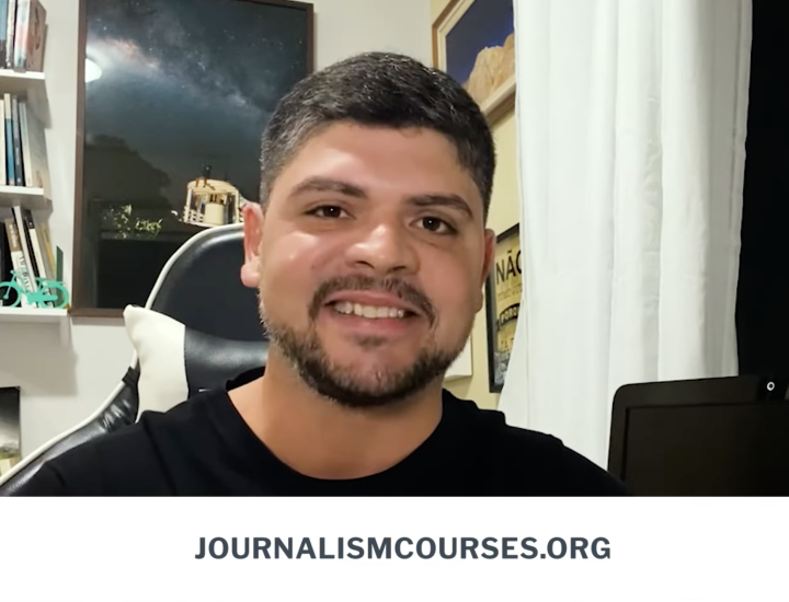 Solutions journalism trainer Daniel Nardin