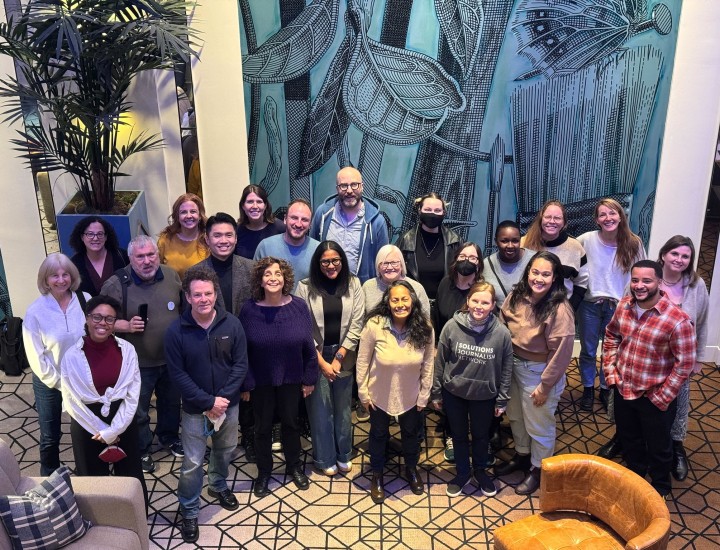 The SJN team poses for a photo during a 2025 team retreat in Seattle.