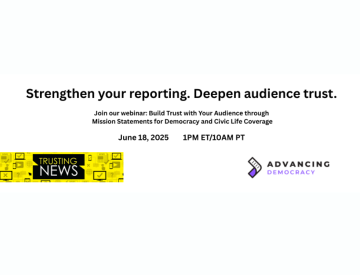 Strengthen your reporting. Deepen audience trust.
