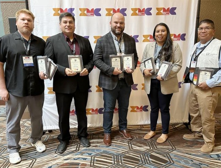 The Cherokee Phoenix wins awards at the IJA conference. Photo by Chad Hunter/Cherokee Phoenix.