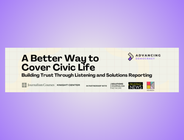 A Better Way to Cover Civic Life Newsroom Cohort