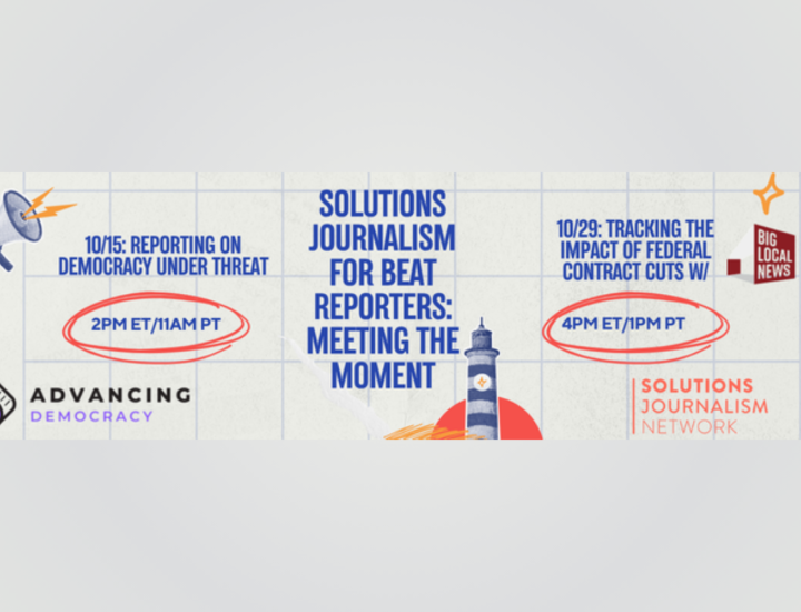 Solutions Journalism for Beat Reporters