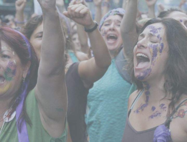 Women protest for climate action
