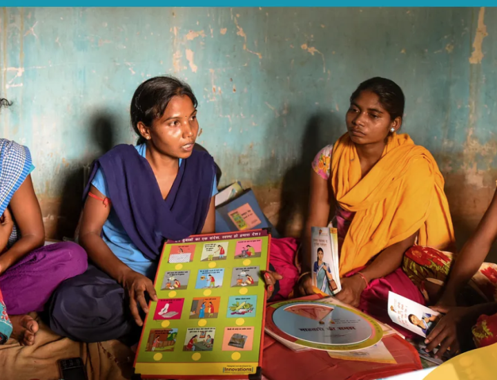 Four women sit together