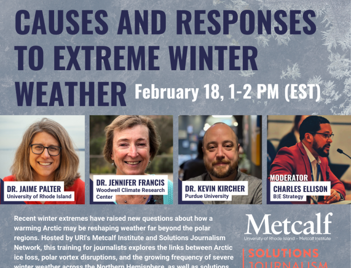 Causes and Responses to Extreme Winter Weather
