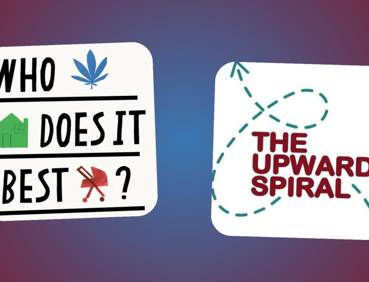 Podcasts "Who Does It Best?" and "The Upward Spiral"