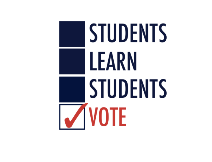 Student learn. Students vote.