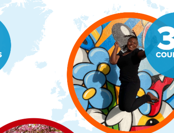 People in circle illustrations