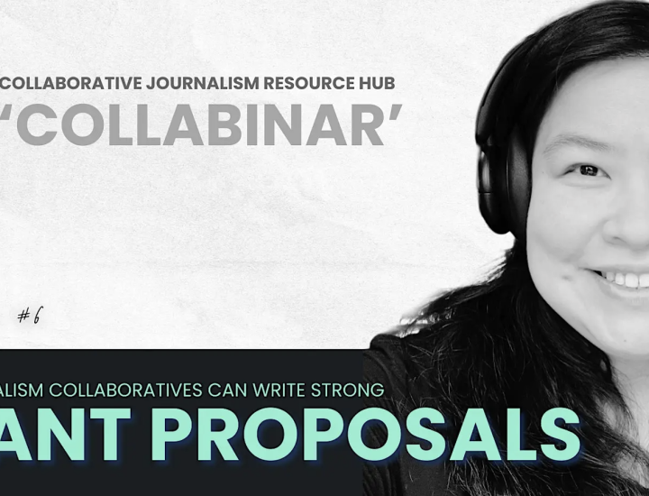 How journalism collaboratives can write strong grant proposals