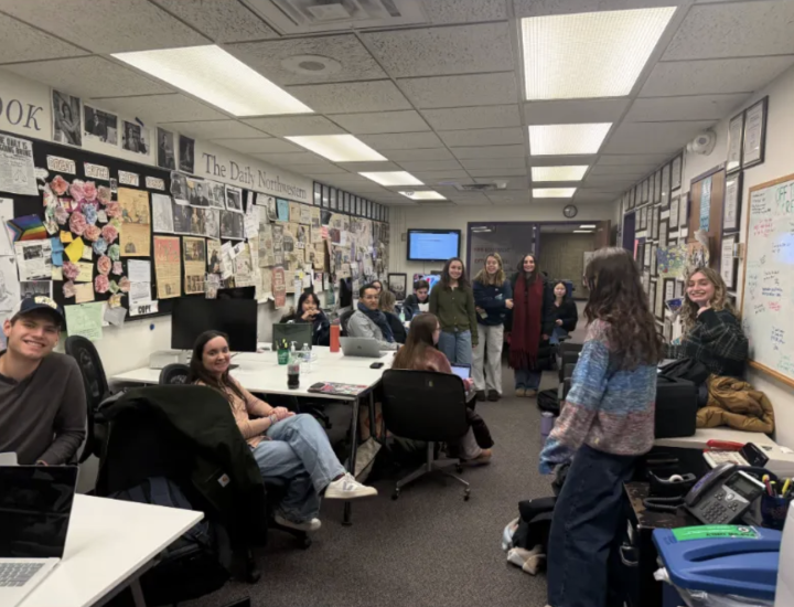 Staff at the Daily Northwestern, part of last year’s Student Media Challenge